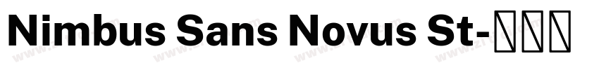 Nimbus Sans Novus St字体转换